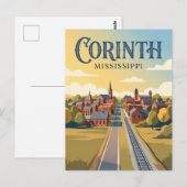 Corinth Mississippi Postkarte (Vorne/Hinten)