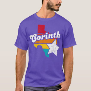 Corinth Texas Vintag Distressed Souvenir 2 T-Shirt