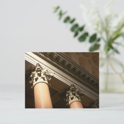 Corinthian Columns Postkarte (Stehend Vorderseite)