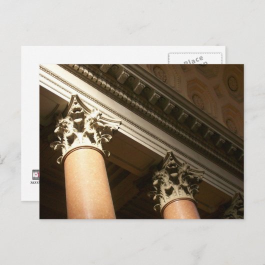 Corinthian Columns Postkarte (Vorne/Hinten)