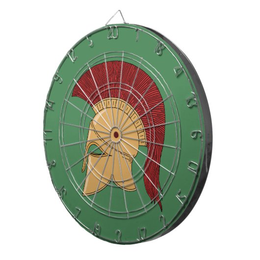 Corinthian Helmet Dartscheibe (Vorderseite rechts)