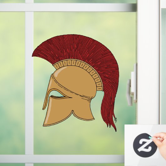 Corinthian Helmet Fensteraufkleber (Zuhause)