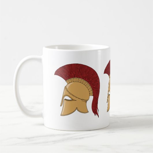 Corinthian Helmet Kaffeetasse (Links)