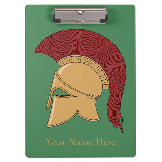 Corinthian Helmet Klemmbrett (Vorderseite)