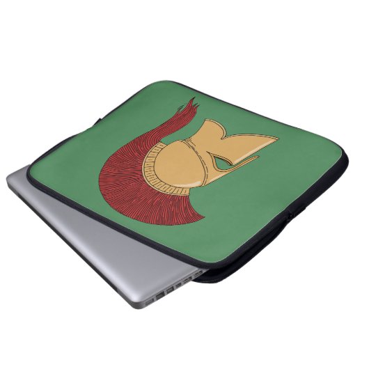 Corinthian Helmet Laptopschutzhülle (Vorne Knopf)