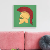 Corinthian Helmet Leinwanddruck (Insitu (Wohnzimmer))
