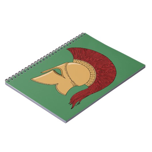 Corinthian Helmet Notizblock (Linke Seite)