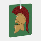 Corinthian Helmet Ornament Aus Metall (Vorderseite Rechts)