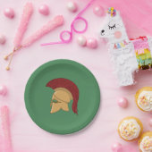 Corinthian Helmet Pappteller (Party)