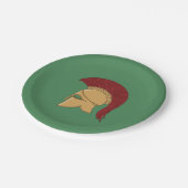 Corinthian Helmet Pappteller (Schrägansicht)