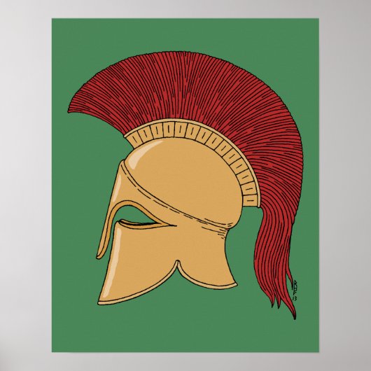 Corinthian Helmet Poster (Vorne)
