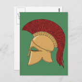 Corinthian Helmet Postkarte (Vorne/Hinten)