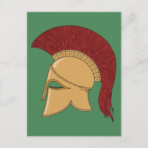 Corinthian Helmet Postkarte