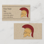 Corinthian Helmet Visitenkarte (Vorne/Hinten)