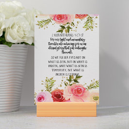 Corinthians Bible Verse Card Tischnummer