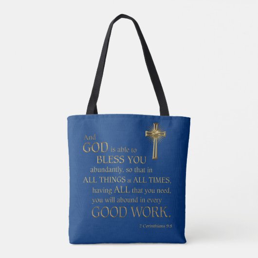 Corinthians Bible Verse Tasche (Rückseite)