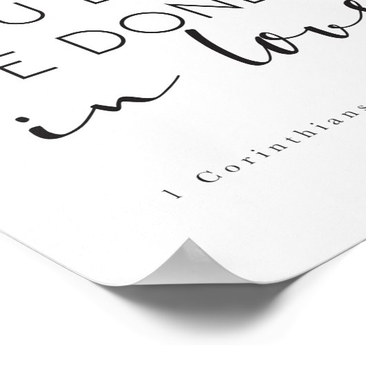 Corinthians Poster (Ecke)