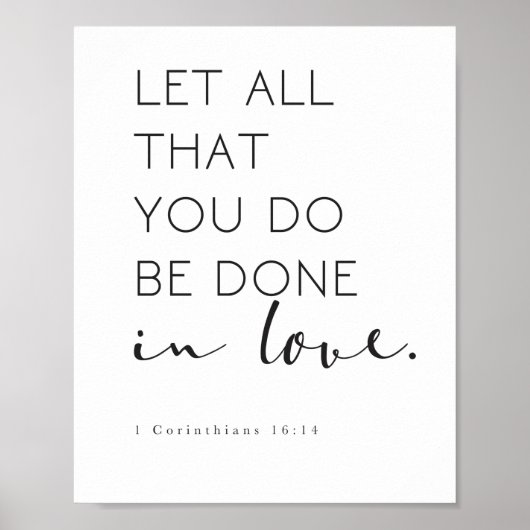 Corinthians Poster (Vorne)