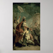 Coriolanus in the Environs of Rome, c.1725 Poster (Vorne)