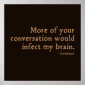 Coriolanus Insult (16. Poster (Vorne)