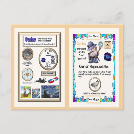 Coriss - Cobalt Trading Card Postkarte (Vorderseite)