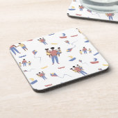 Cork-Backed-Untersetzer des Vaters Getränkeuntersetzer (Linke Seite)