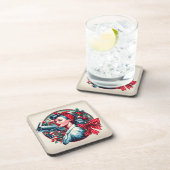 Cork Backed Untersetzer - Rosie the Riveter Christ (Rechte Seite)