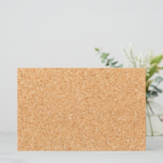 Cork Board Briefpapier (Stehend Vorderseite)