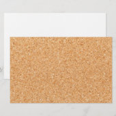 Cork Board Briefpapier (Vorne/Hinten)