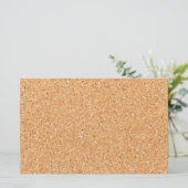 Cork Board Briefpapier (Stehend Vorderseite)