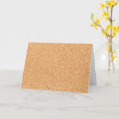 Cork Board Karte (Gelbe Blume)