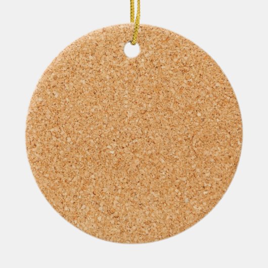 Cork Board Keramik Ornament (Vorne)