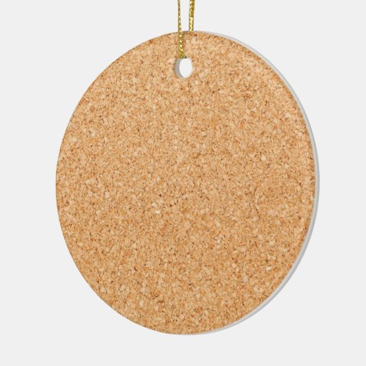 Cork Board Keramik Ornament (Links)