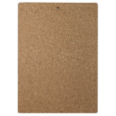 Cork Board Klemmbrett (Rückseite)