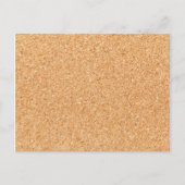 Cork Board Postkarte (Vorderseite)
