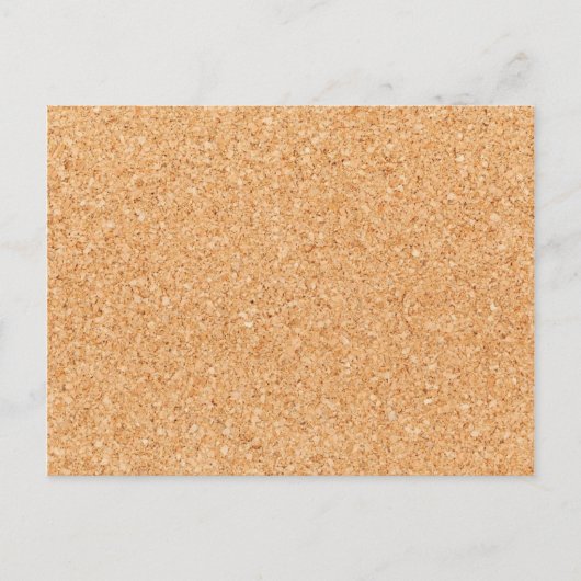 Cork Board Postkarte (Vorderseite)