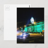 Cork City Hall, St. Patricks woche, Irland Postkarte (Vorne/Hinten)