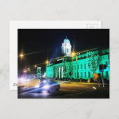 Cork City Hall, St. Patricks woche, Irland Postkarte (Vorne/Hinten)