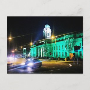 Cork City Hall, St. Patricks woche, Irland Postkarte