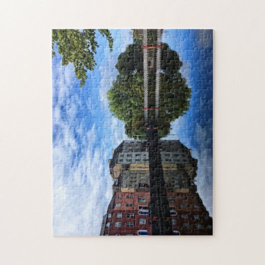 Cork City, Irland Puzzle - Farbenfrohe Spiegelunge (Vertikal)