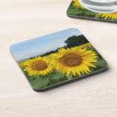 Cork Coaster with Sunflower Getränkeuntersetzer (Linke Seite)