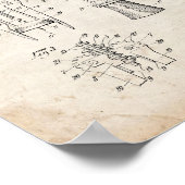 Cork Extractor Patent - Old Look Poster (Ecke)