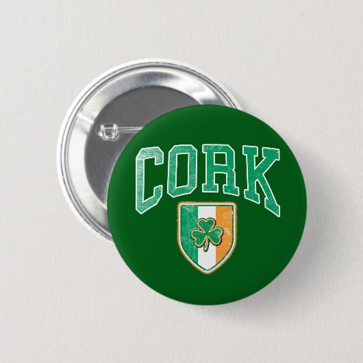 Cork Ireland Button (Vorne & Hinten)