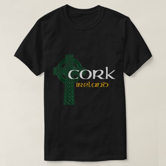 Cork Ireland Landkreis Celtic Gaelic Football and  T-Shirt (Design vorne)