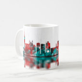 Cork Ireland Skyline Kaffeetasse (Vorderseite Links)