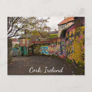 Cork Ireland Street Art Fotografie Postcard Postkarte