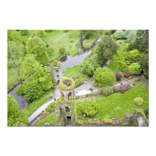 Cork, Irland. Das berüchtigte Blarney Castle Fotodruck