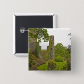 Cork, Irland. Das berüchtigte Schloss Blarney 2 Button (Vorne & Hinten)