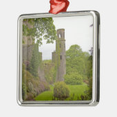 Cork, Irland. Das berüchtigte Schloss Blarney 2 Silbernes Ornament (Links)