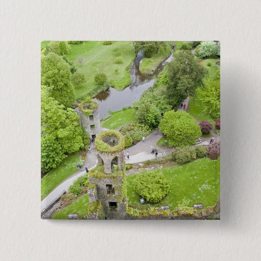 Cork, Irland. Das berüchtigte Schloss Blarney Button (Vorderseite)